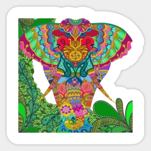 Ethnic Tusker-Jungle Sticker